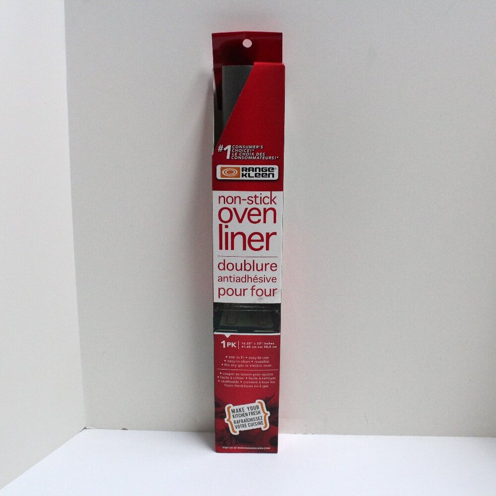 1 New - Range Kleen Non-Stick Oven Liner #1 Consumer's Choice - Reusable